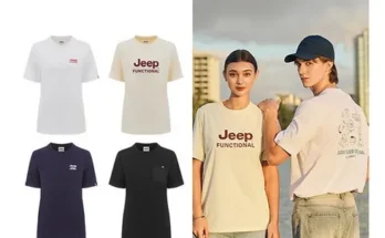 엄마들 사이에서 난리난 Jeep 남성 24 SUMMER COOL SORONA 반팔 티셔츠 4종 추천드립니다