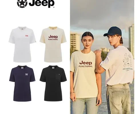 엄마들 사이에서 난리난 Jeep 남성 24 SUMMER COOL SORONA 반팔 티셔츠 4종 추천드립니다