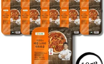 다른 고객님들도 많이 보고 있는 백종원의 매콤 느타리 제육볶음 300g x 10팩 추천상품