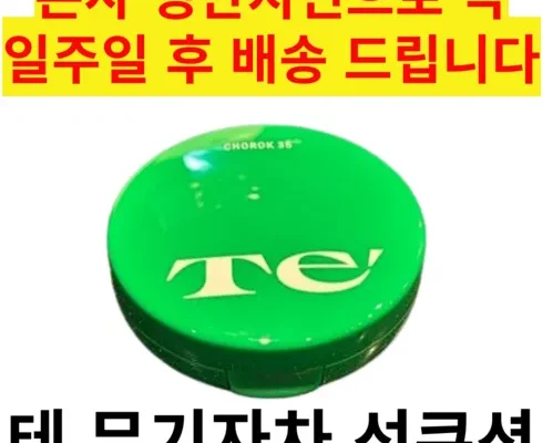 이번주 추천상품 te선쿠션 지금 구매하세요